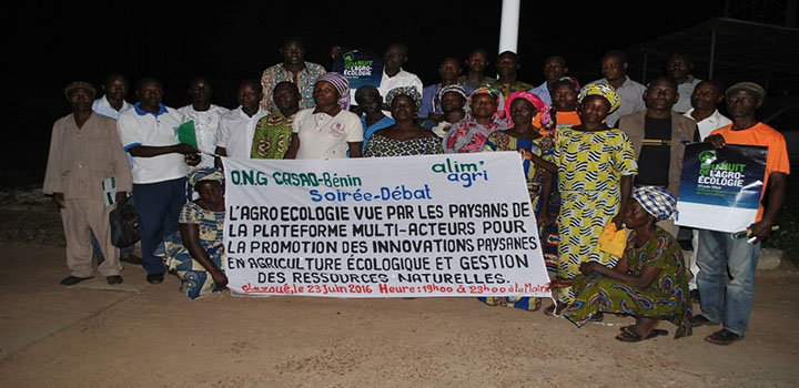 CASAD a célébré le 23 juin 2016 la nuit de l’agro écologie à Glazoué.